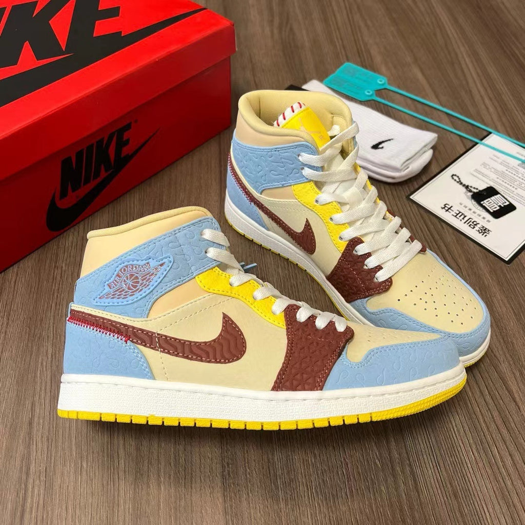 AJ1 Retro Mid SE x Maison Chateau Rouge 'Fearless'