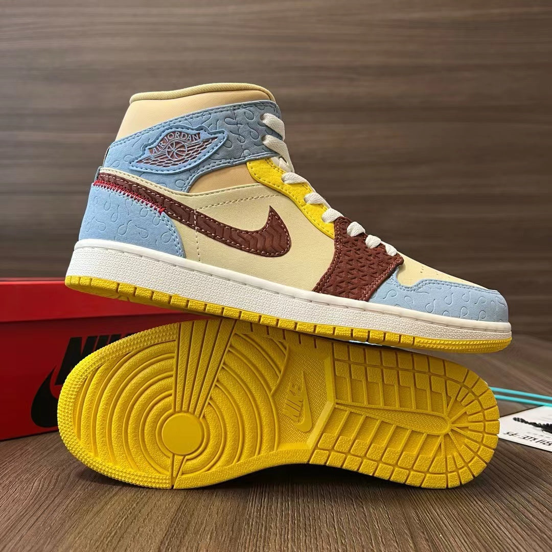AJ1 Retro Mid SE x Maison Chateau Rouge 'Fearless'