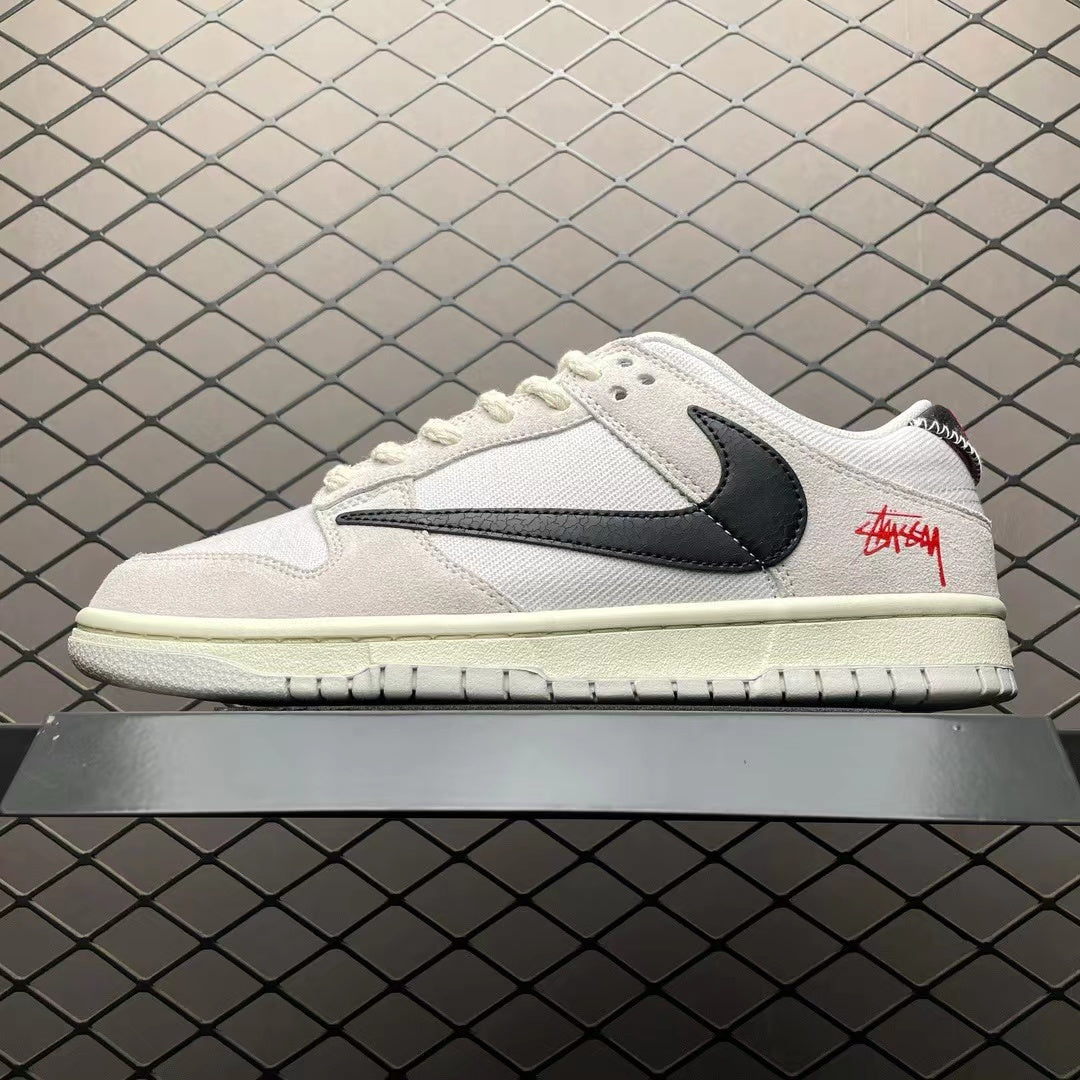 Stussy X Dunk SB Low Cream Black