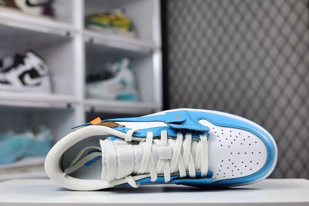 AJ1 Low X OW Customs University Blue