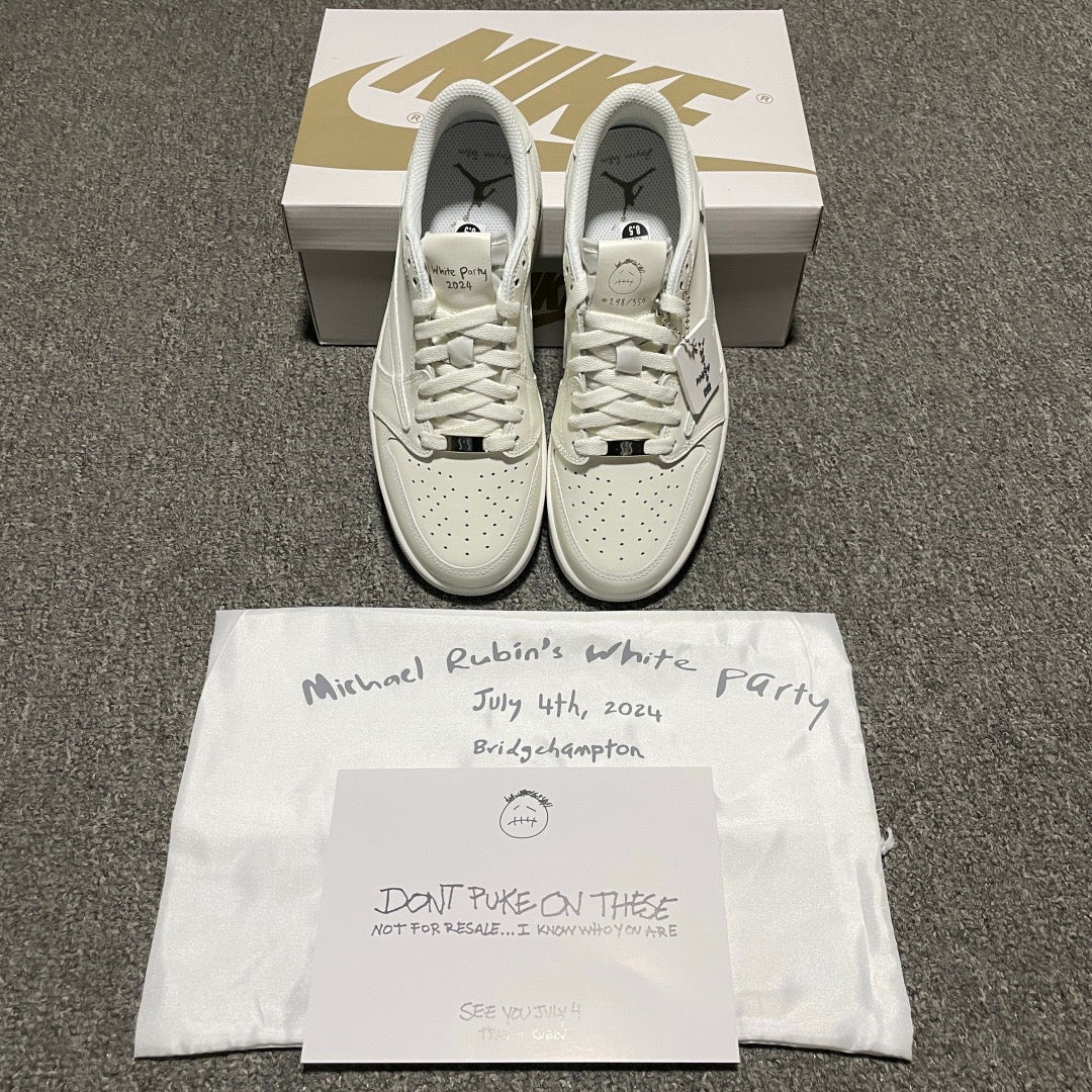 AJ1 Low Travis Scott x White Party