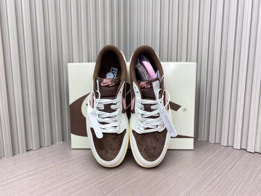 AJ1 Low Travis Scott Dark Pony | Pink Oxford