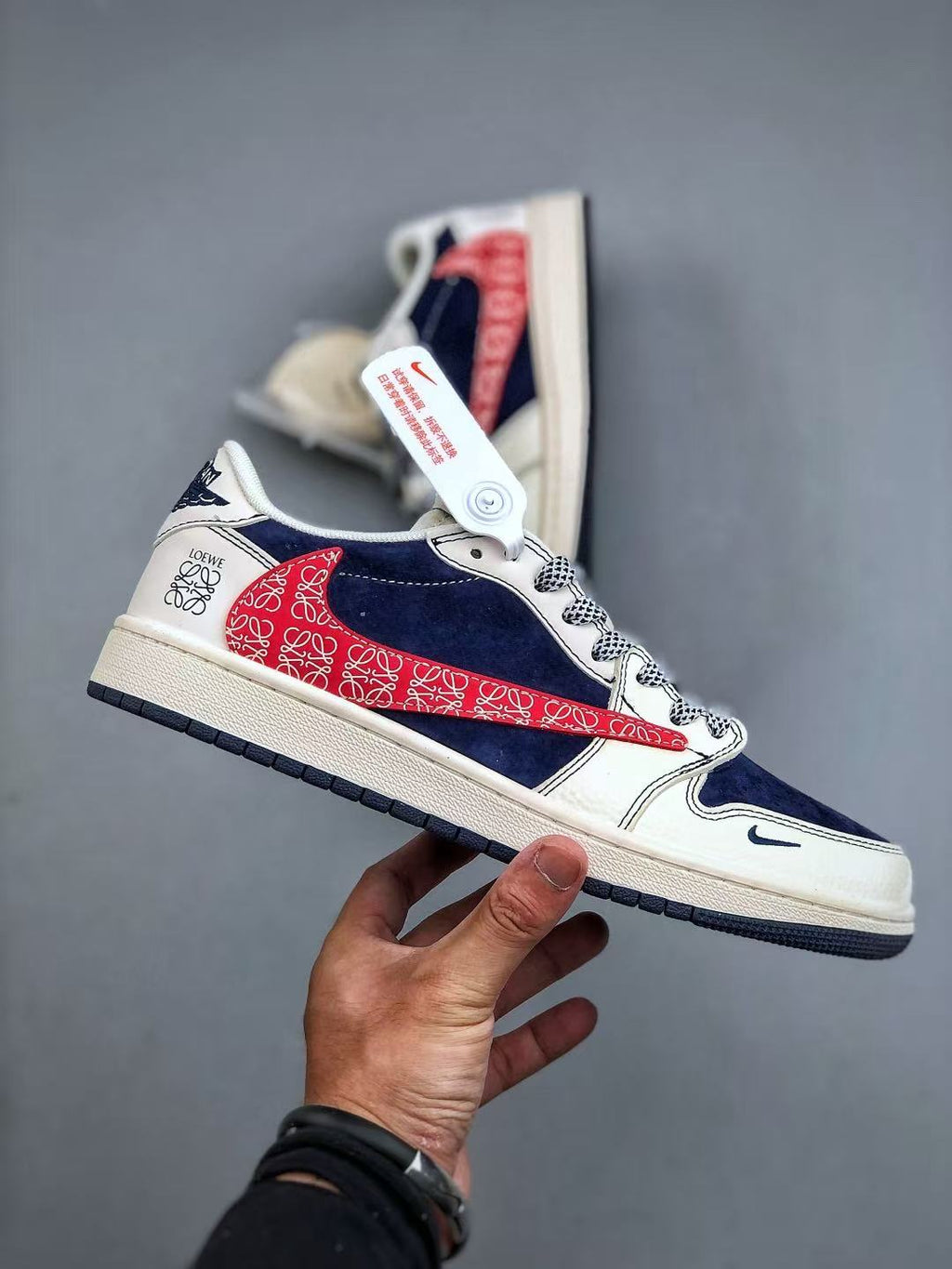 AJ1 Low Travis Scott x Loewe Monogram Customs
