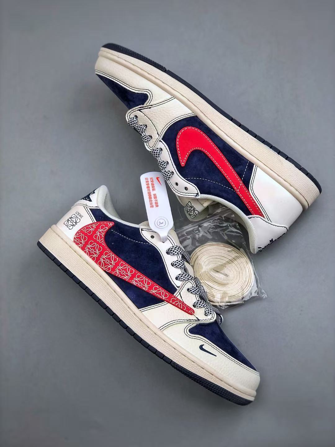 AJ1 Low Travis Scott x Loewe Monogram Customs