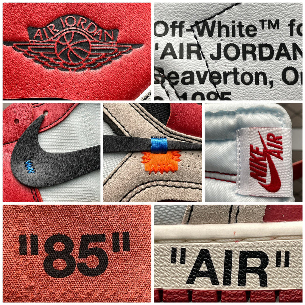 AJ1 X OW Chicago Red