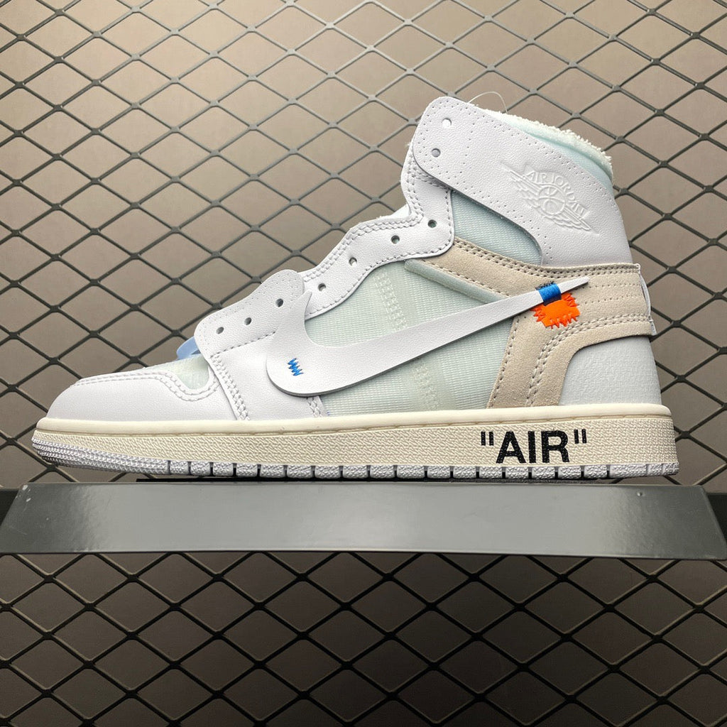 AJ1 X OW OG White