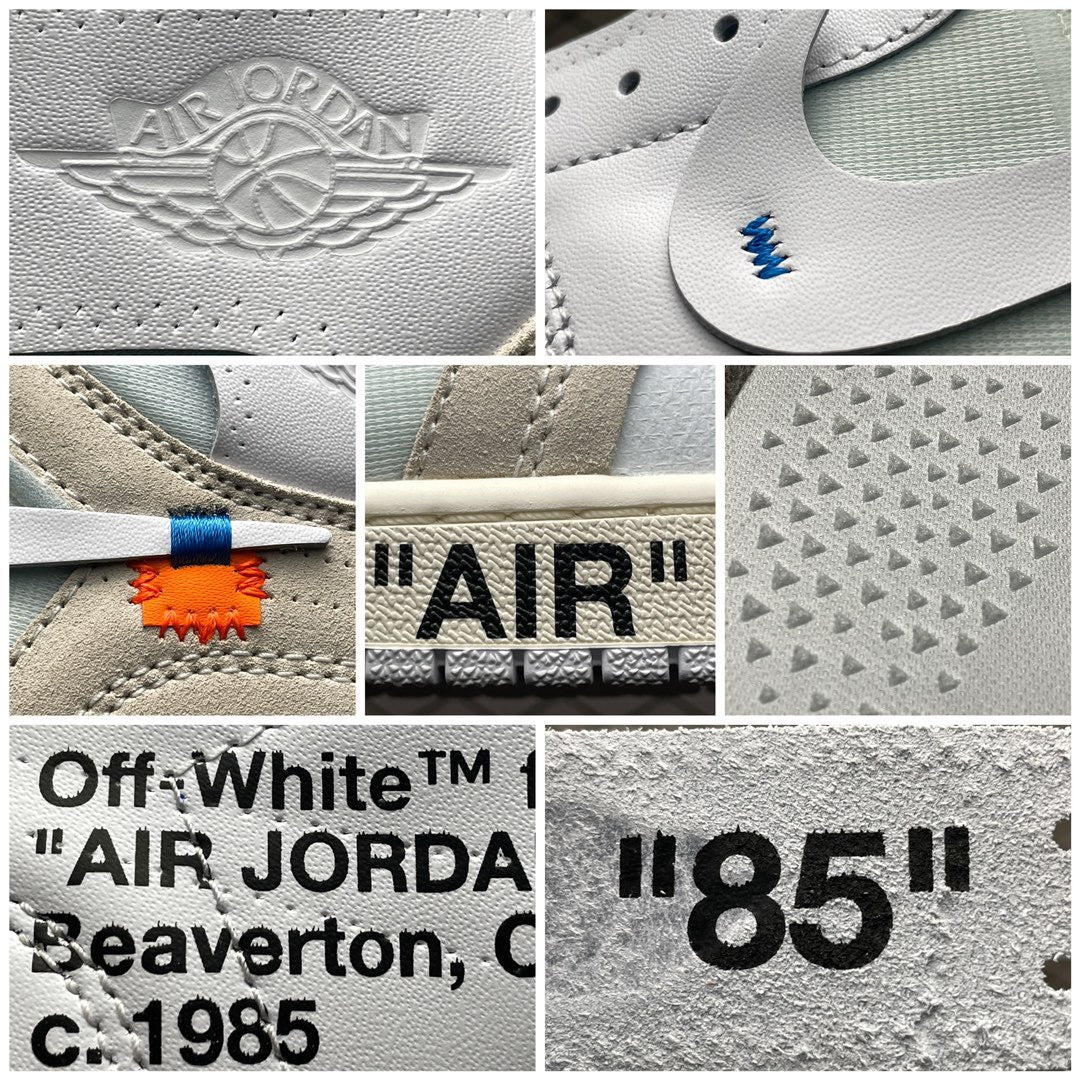 AJ1 X OW OG White