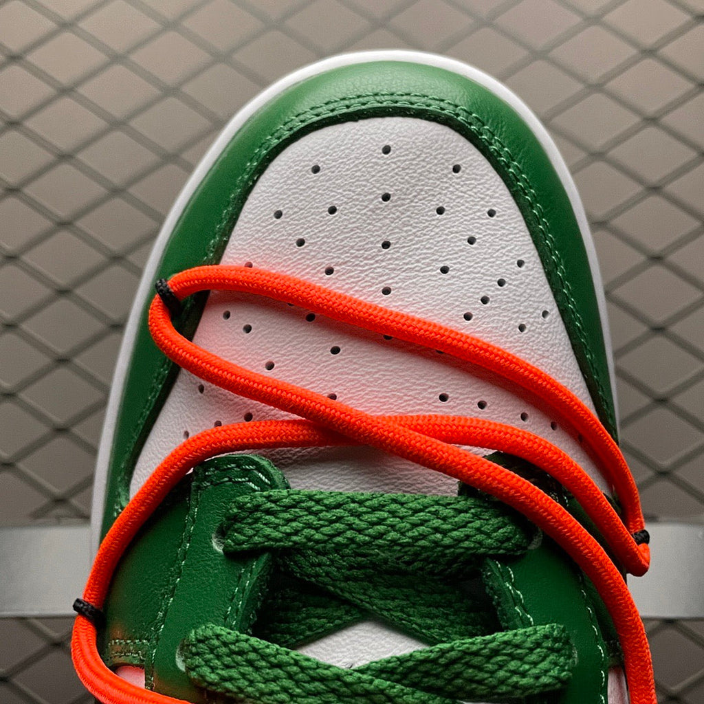Dunk Low X OW Pine Green