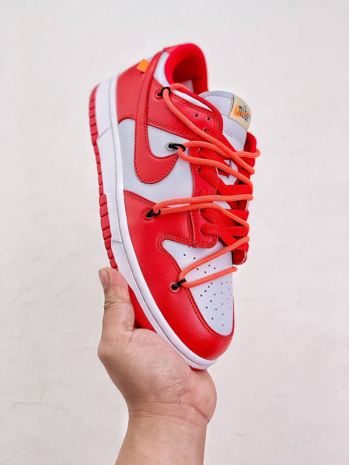 Dunk Low X OW University Red