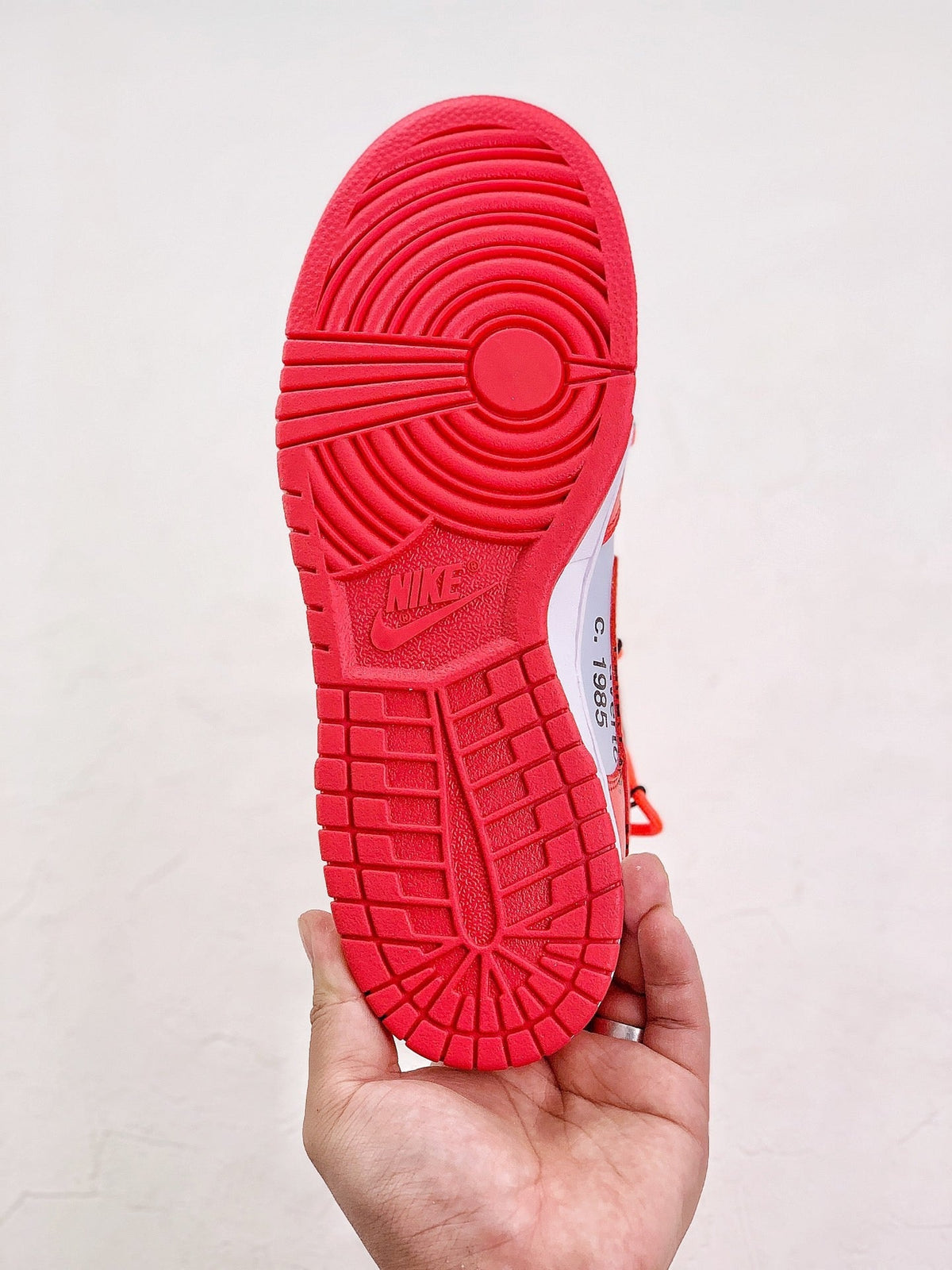 Dunk Low X OW University Red