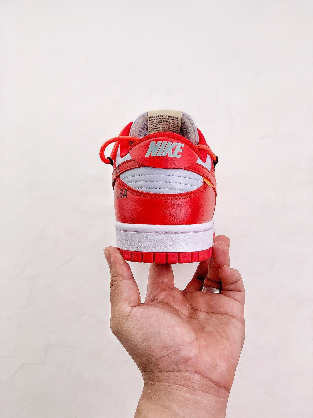 Dunk Low X OW University Red