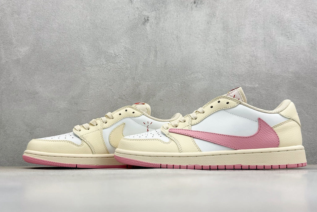 AJ1 Low Travis Scott Shy Pink