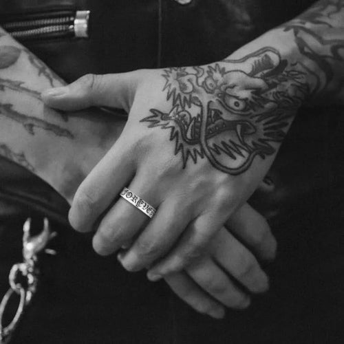 6MM CHROME HEARTS FOREVER RING – SPACER 5