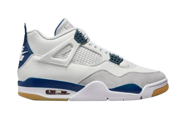 AJ4 SB Summit White/Navy