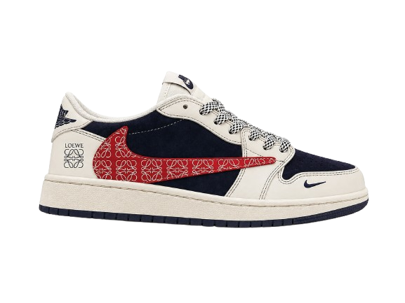 AJ1 Low Travis Scott x Loewe Monogram Customs