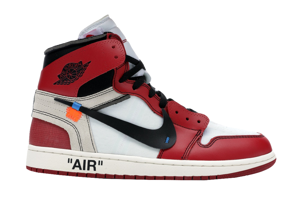 AJ1 X OW Chicago Red