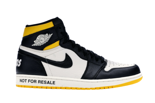 AJ1 Retro High "Not for Resale" Varsity Maize