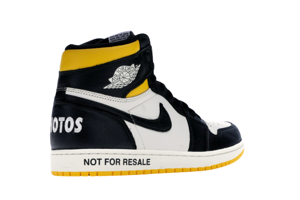 AJ1 Retro High "Not for Resale" Varsity Maize