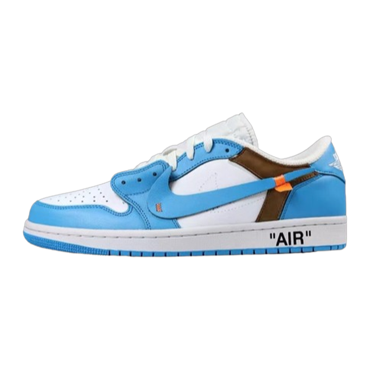 AJ1 Low X OW Customs University Blue