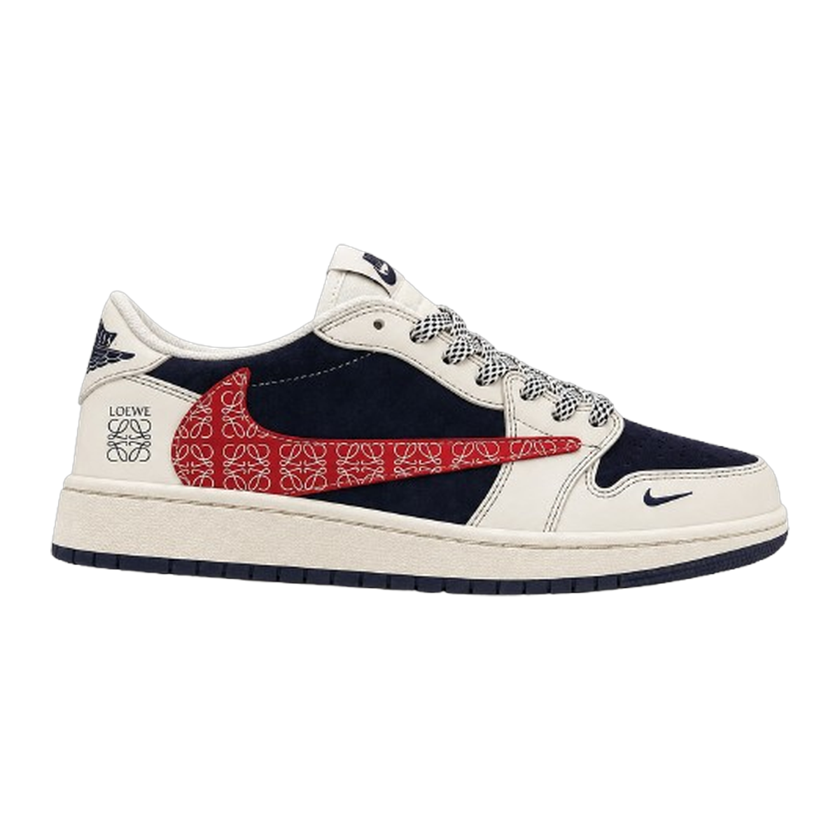AJ1 Low Travis Scott x Loewe Monogram Customs