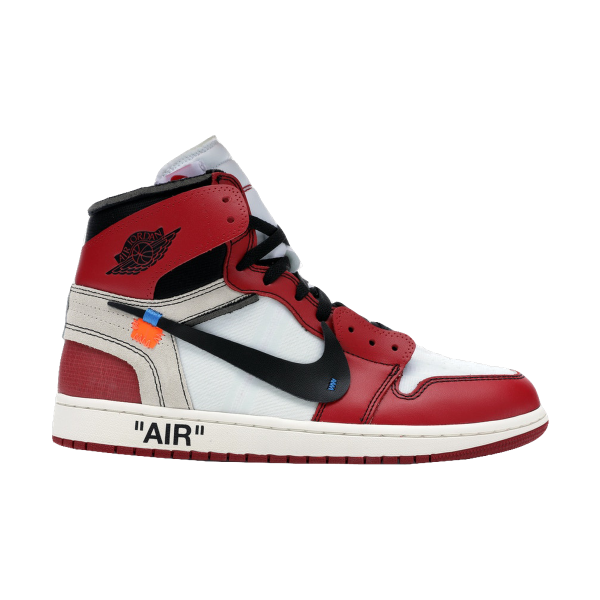 AJ1 X OW Chicago Red