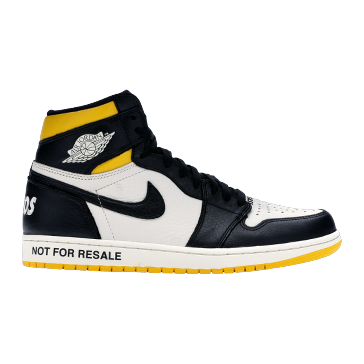AJ1 Retro High "Not for Resale" Varsity Maize