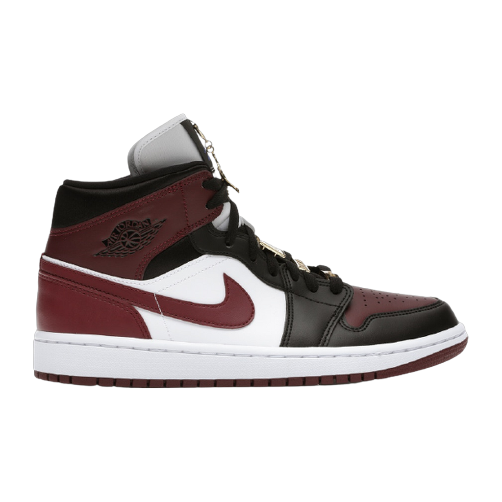 AJ1 Mid Black Dark Beetroot