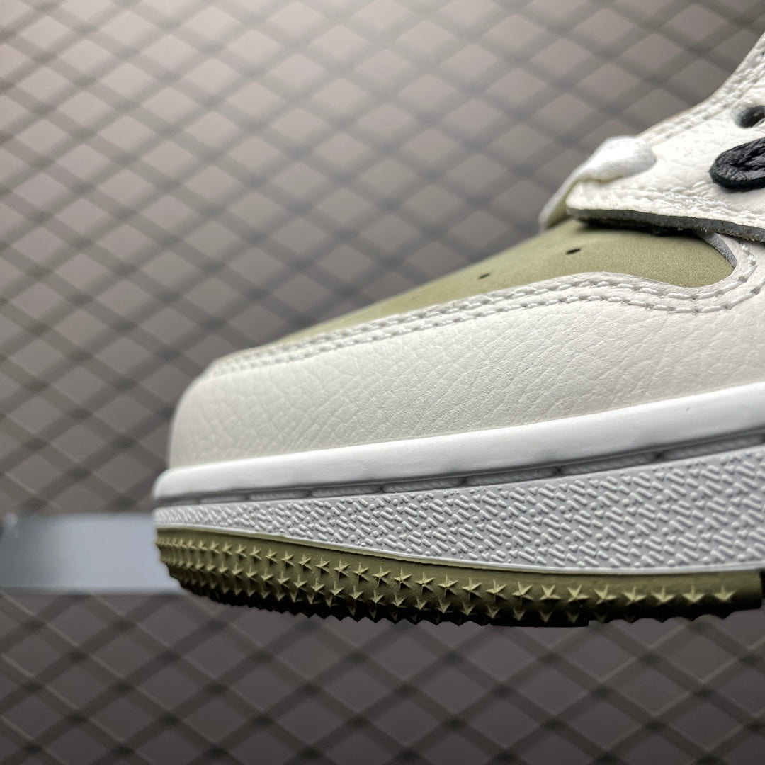AJ1 Low Travis Scott Golf Neutral Olive